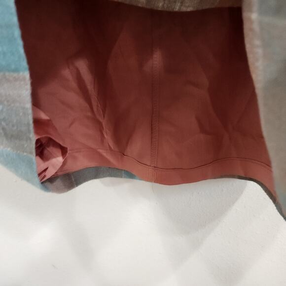 Vintage Weathervane Plaid Midi A-Line Skirt Multicolor With Pockets Size 12 - Picture 6 of 8